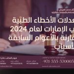 معدلات الأخطاء الطبية في الإمارات لعام 2024 مقارنة بالأعوام السابقة والأسباب 3 معدلات الأخطاء الطبية في الإمارات لعام 2024 مقارنة بالأعوام السابقة والأسباب