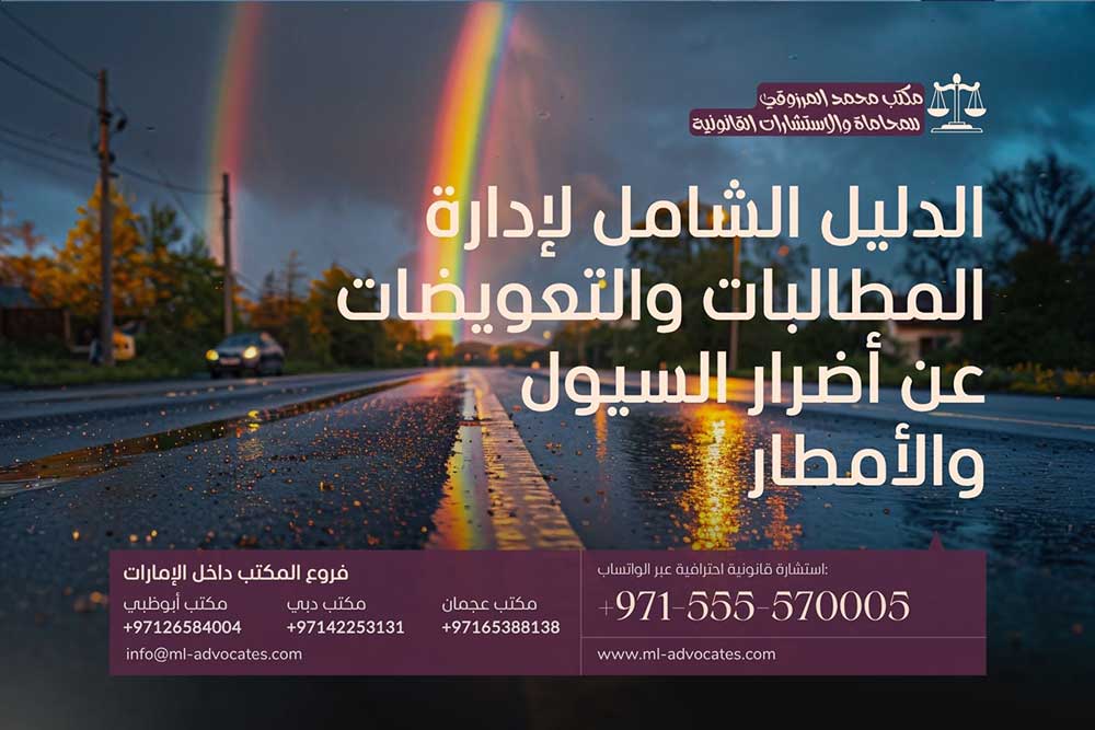 الدليل الشامل لإدارة المطالبات والتعويضات عن أضرار السيول والأمطار